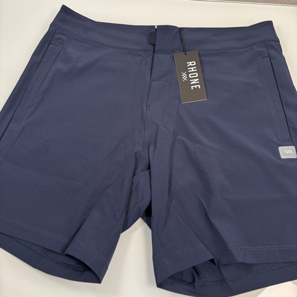Rhone Mens 31 Navy Point Break Board Short New 7 Inch Inseam‎ 4-Way Stretch